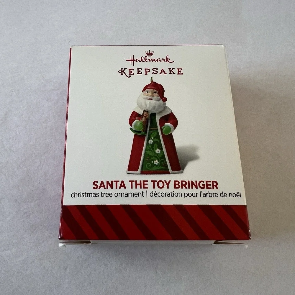 Hallmark Keepsake Christmas Miniature Ornament‎ Santa The Toy Bringer 2014 NIB